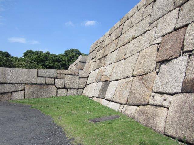 Base of castle tower in East Imperial Garden